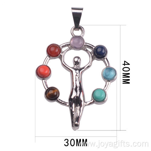 Charm Buddha Yoga Meditation Chakra Sterling Silver Pendant Gifts